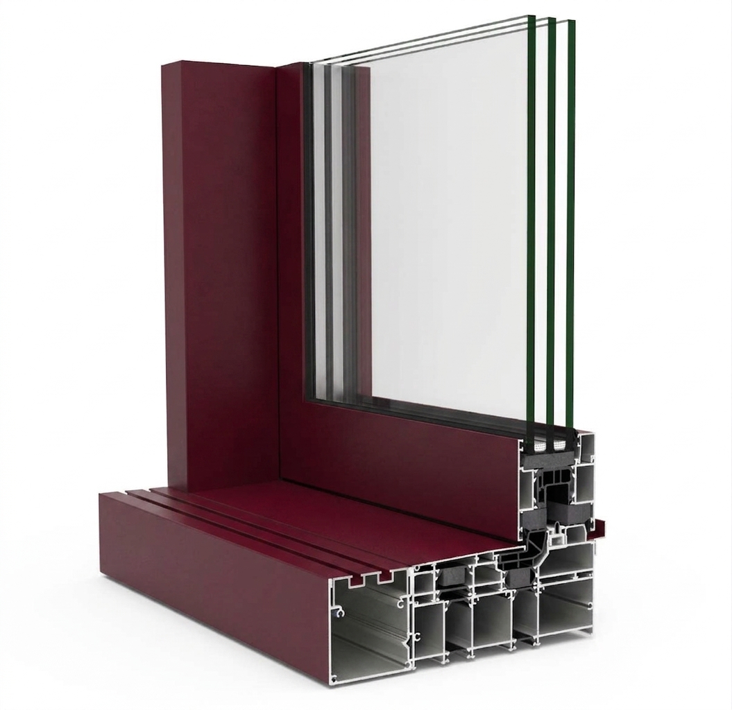 Laquage RAL rouge - bicolore possible